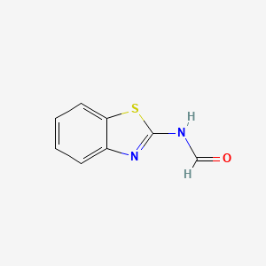 molecular formula C8H6N2OS B8756420 2-Formamidobenzothiazole CAS No. 3028-01-1