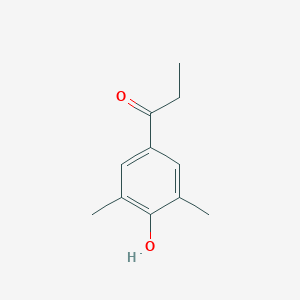 molecular formula C11H14O2 B8756470 1-(4-Hydroxy-3,5-dimethylphenyl)propan-1-one 