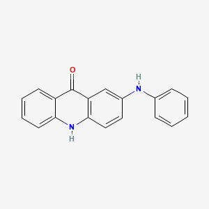 molecular formula C19H14N2O B8756474 2-(Phenylamino)acridin-9(10H)-one CAS No. 75512-00-4