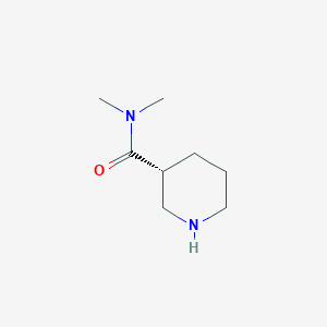 molecular formula C8H16N2O B8756557 (R)-N,N-dimethylpiperidine-3-carboxamide 
