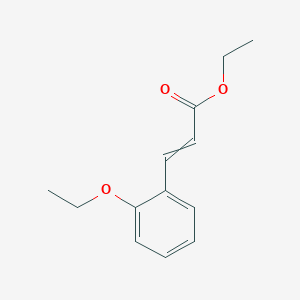 molecular formula C13H16O3 B8756575 Ethyl 2-ethoxycinnamate 