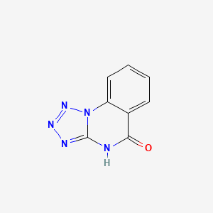 molecular formula C8H5N5O B8756586 Tetrazolo[1,5-a]quinazolin-5(1H)-one 