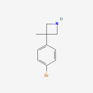 3-(4-Bromophenyl)-3-methylazetidine