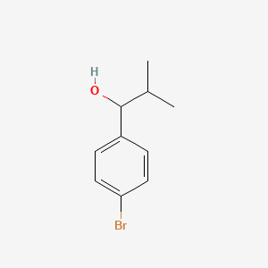 molecular formula C10H13BrO B8756613 1-(4-Bromophenyl)-2-methylpropan-1-ol 