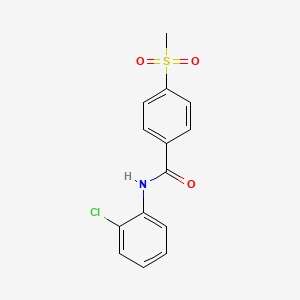 N-(2-chlorophenyl)-4-(methylsulfonyl)benzamide