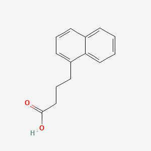 molecular formula C14H14O2 B8756653 1-Naphthalenebutyric acid CAS No. 781-74-8