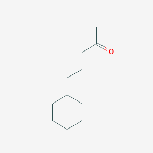 molecular formula C11H20O B8756697 5-Cyclohexylpentan-2-one CAS No. 105029-25-2