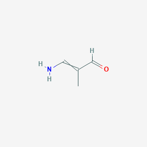 molecular formula C4H7NO B8756707 3-Amino-2-methylprop-2-enal 