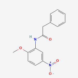 molecular formula C15H14N2O4 B8756857 N-[2-Methoxy-5-nitrophenyl]-phenylacetamide 