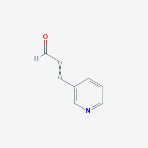 molecular formula C8H7NO B8756946 3-(3-Pyridyl)propenal 