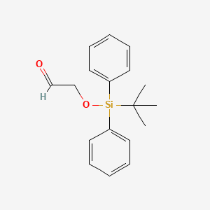 molecular formula C18H22O2Si B8756973 2-((Tert-butyldiphenylsilyl)oxy)acetaldehyde 