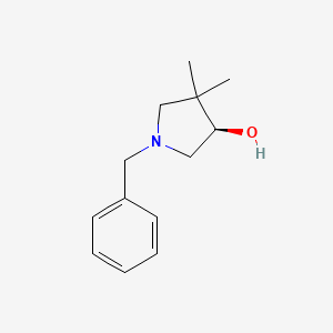 molecular formula C13H19NO B8756979 (R)-1-Benzyl-4,4-dimethylpyrrolidin-3-ol 
