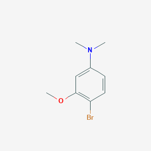 molecular formula C9H12BrNO B8757055 4-bromo-3-methoxy-N,N-dimethylaniline 