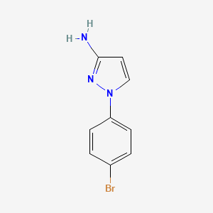 molecular formula C9H8BrN3 B8757070 1-(4-Bromophenyl)-1H-pyrazol-3-amine CAS No. 66000-38-2