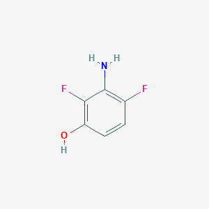 molecular formula C6H5F2NO B8757075 3-Amino-2,4-difluorophenol 