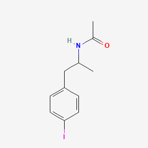molecular formula C11H14INO B8757088 N-(1-(4-Iodophenyl)propan-2-YL)acetamide 
