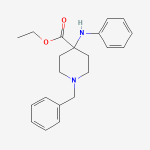 Ethyl 1-benzyl-4-(phenylamino)piperidine-4-carboxylate