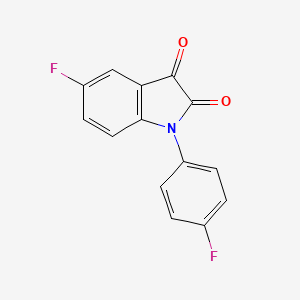 5-Fluoro-1-(4-fluorophenyl)indoline-2,3-dione