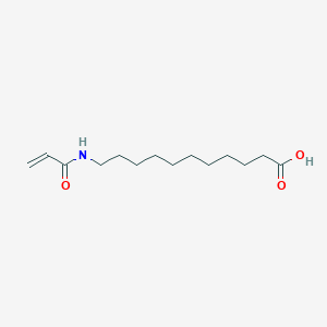 molecular formula C14H25NO3 B8757172 11-(Acryloylamino)undecanoic acid CAS No. 6268-48-0