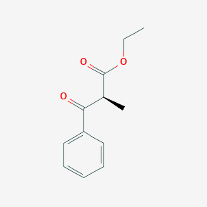 molecular formula C12H14O3 B8757218 Ethyl (2S)-2-benzoylpropanate 
