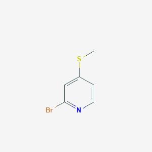 molecular formula C6H6BrNS B8757221 2-Bromo-4-(methylthio)pyridine CAS No. 1193244-91-5