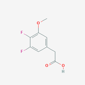 molecular formula C9H8F2O3 B8757231 4,5-Difluoro-3-methoxyphenyl acetic acid CAS No. 887585-35-5