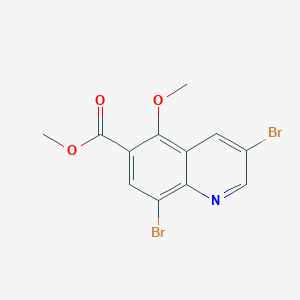 Methyl 3,8-dibromo-5-methoxyquinoline-6-carboxylate