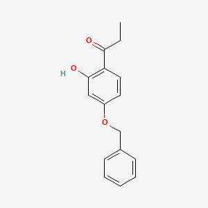 molecular formula C16H16O3 B8757279 4'-Benzyloxy-2'-hydroxypropiophenone 
