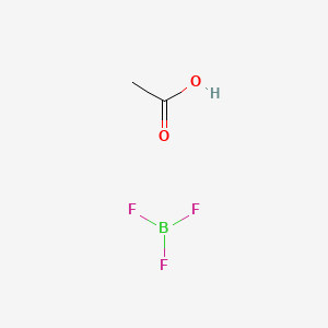 Hydrogen (acetato-O)trifluoroborate(1-)