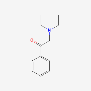 molecular formula C12H17NO B8757315 2-(Diethylamino)-1-phenylethanone CAS No. 4061-29-4
