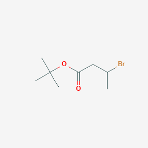 molecular formula C8H15BrO2 B8757365 Tert-butyl 3-bromobutanoate 