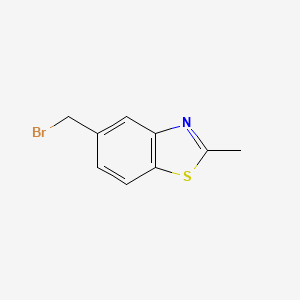 B8757372 5-Bromomethyl-2-methylbenzothiazole CAS No. 125872-96-0