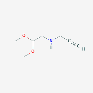 B8757503 N-(2,2-Dimethoxyethyl)prop-2-yn-1-amine CAS No. 62773-95-9