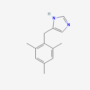 molecular formula C13H16N2 B8757588 4-(2,4,6-Trimethyl-benzyl)-1H-imidazole CAS No. 78892-81-6