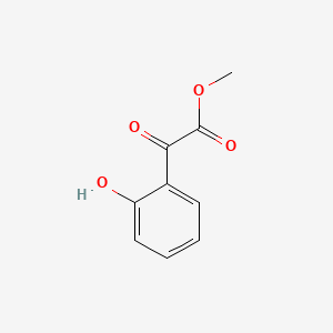 molecular formula C9H8O4 B8757629 Benzeneacetic acid, 2-hydroxy-alpha-oxo-, methyl ester CAS No. 34073-46-6