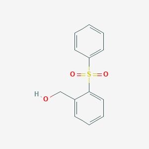 molecular formula C13H12O3S B8757681 (2-(Phenylsulfonyl)phenyl)methanol 