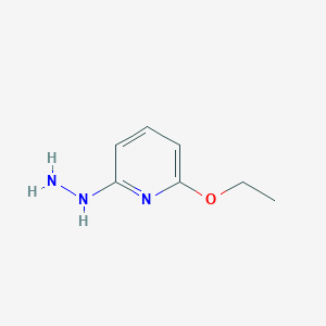 molecular formula C7H11N3O B8757708 6-Ethoxy-2-hydrazinopyridine 