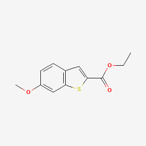 molecular formula C12H12O3S B8757725 Ethyl 6-methoxybenzo[b]thiophene-2-carboxylate 