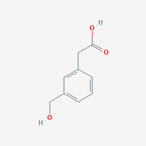 molecular formula C9H10O3 B8757745 2-(3-(Hydroxymethyl)phenyl)acetic acid 