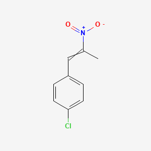 molecular formula C9H8ClNO2 B8757776 1-Chloro-4-(2-nitroprop-1-enyl)benzene 