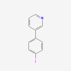 molecular formula C11H8IN B8757855 3-(4-Iodophenyl)pyridine 
