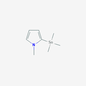molecular formula C8H15NSn B8757889 1-Methyl-2-(trimethylstannyl)-1H-pyrrole CAS No. 107311-71-7