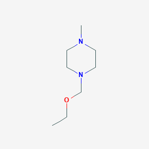 molecular formula C8H18N2O B8757970 1-(Ethoxymethyl)-4-methylpiperazine 
