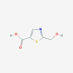 molecular formula C5H5NO3S B8758119 2-(Hydroxymethyl)thiazole-5-carboxylic acid 