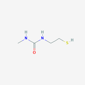 molecular formula C4H10N2OS B8758168 N-[2-mercaptoethyl]-N'-methylurea CAS No. 72545-68-7