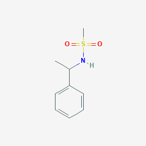 molecular formula C9H13NO2S B8758326 N-(1-Phenylethyl)methanesulfonamide 