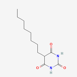 molecular formula C12H20N2O3 B8758510 Barbituric acid, 5-octyl- CAS No. 14077-85-1