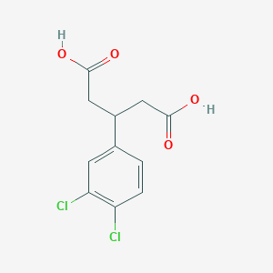molecular formula C11H10Cl2O4 B8758521 3-(3,4-Dichlorophenyl)-glutaric acid 
