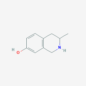 molecular formula C10H13NO B8758569 3-Methyl-1,2,3,4-tetrahydroisoquinolin-7-ol 