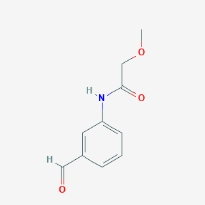 molecular formula C10H11NO3 B8758580 3-(Methoxyacetylamino)benzaldehyde 